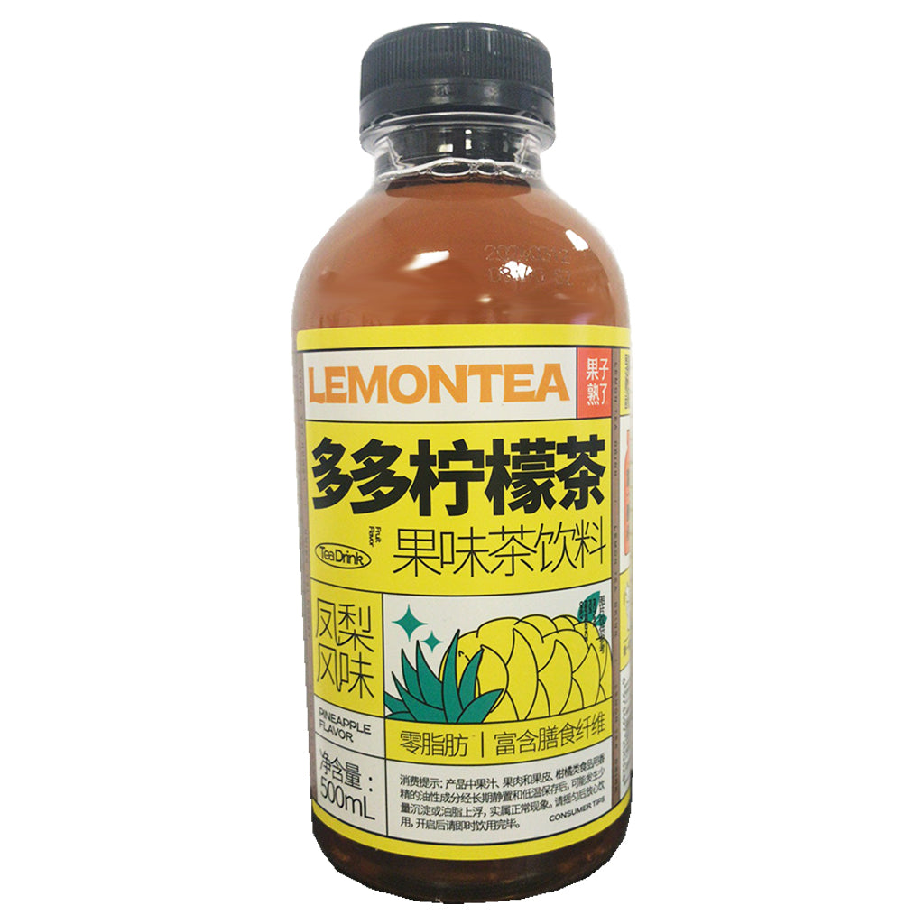 Guo Zi Shu Le CSS Lemon Tea Pineapple Flv 500ml