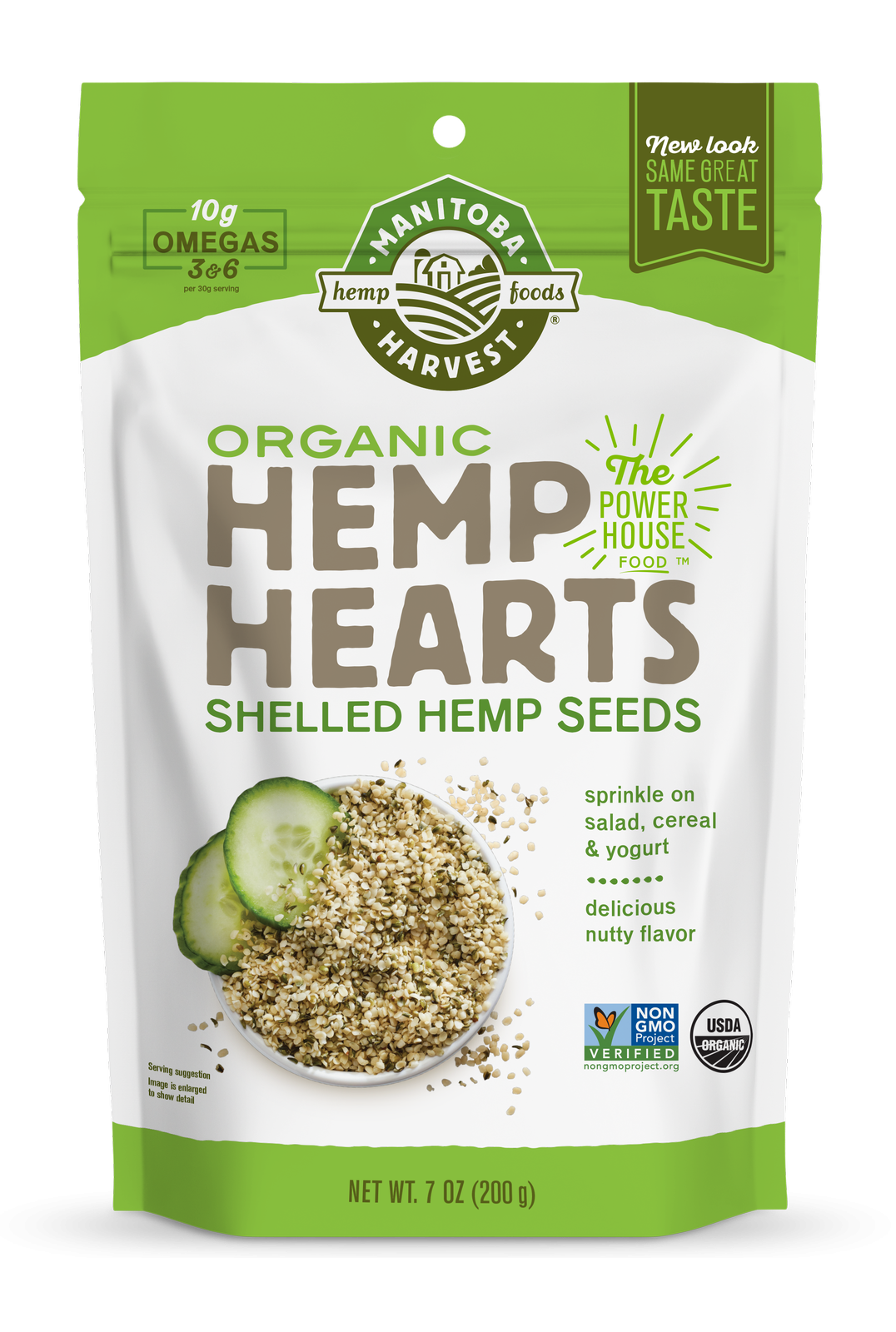 Manitoba Harvest Organic Hemp Hearts - Shelled - 7 Oz