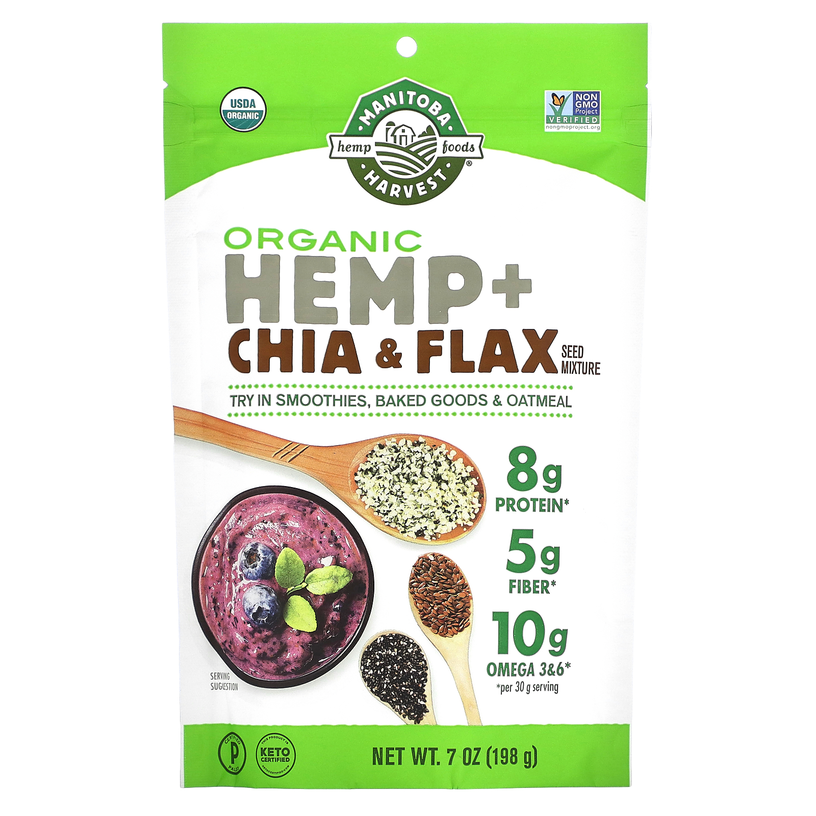 Manitoba Harvest Organic Hemp Chia & Flax Seed Mixture