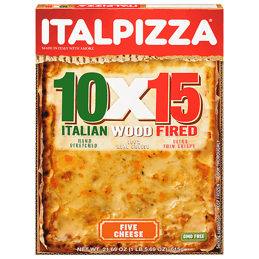 Italpizza 10x15 Five Cheese Pizza 21.69 Oz