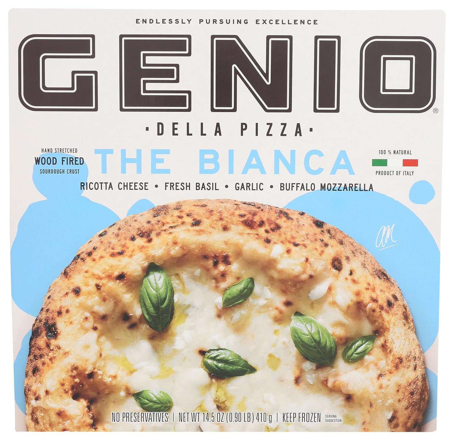 Genio Della Pizza The Bianca Pizza, 14.5 OZ