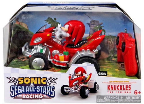 Sonic The Hedgehog Vehiculo Rc All Stars Racing Sega Knuckles 19cm
