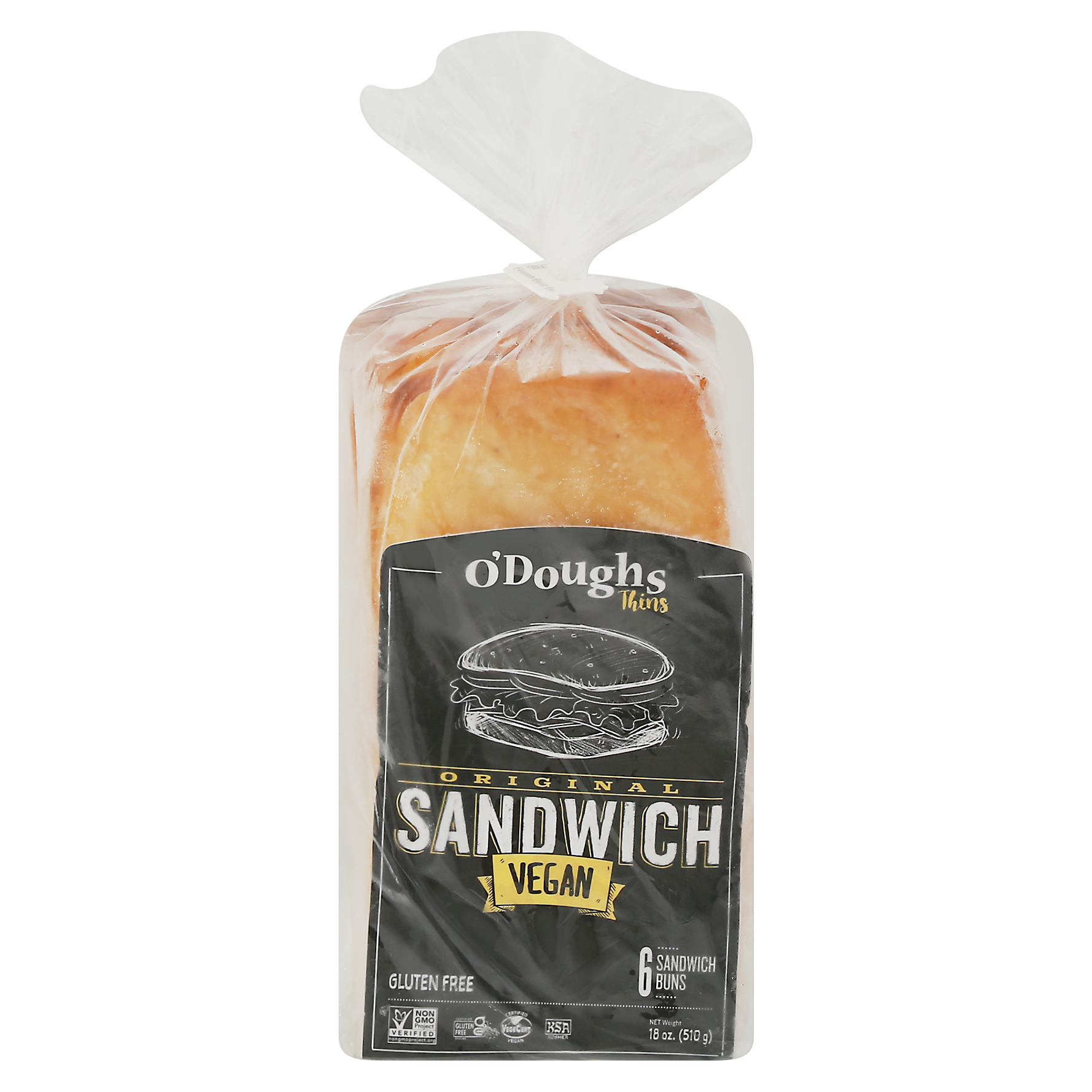 O'Doughs Gluten Free Vegan Original Sandwich Thins