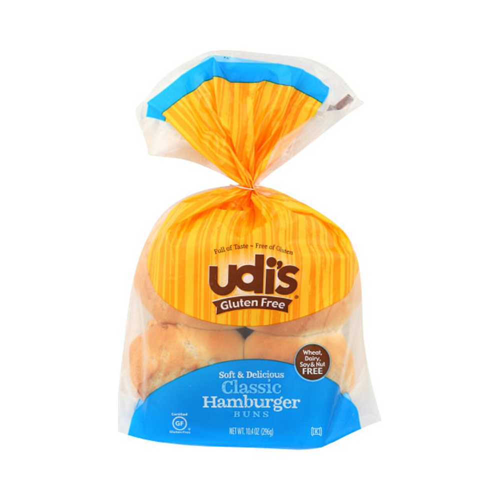 Udi's Frozen Gluten Free Classic Hamburger Buns 295 G