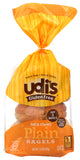 Udis Bagel Plain 13.9 Oz