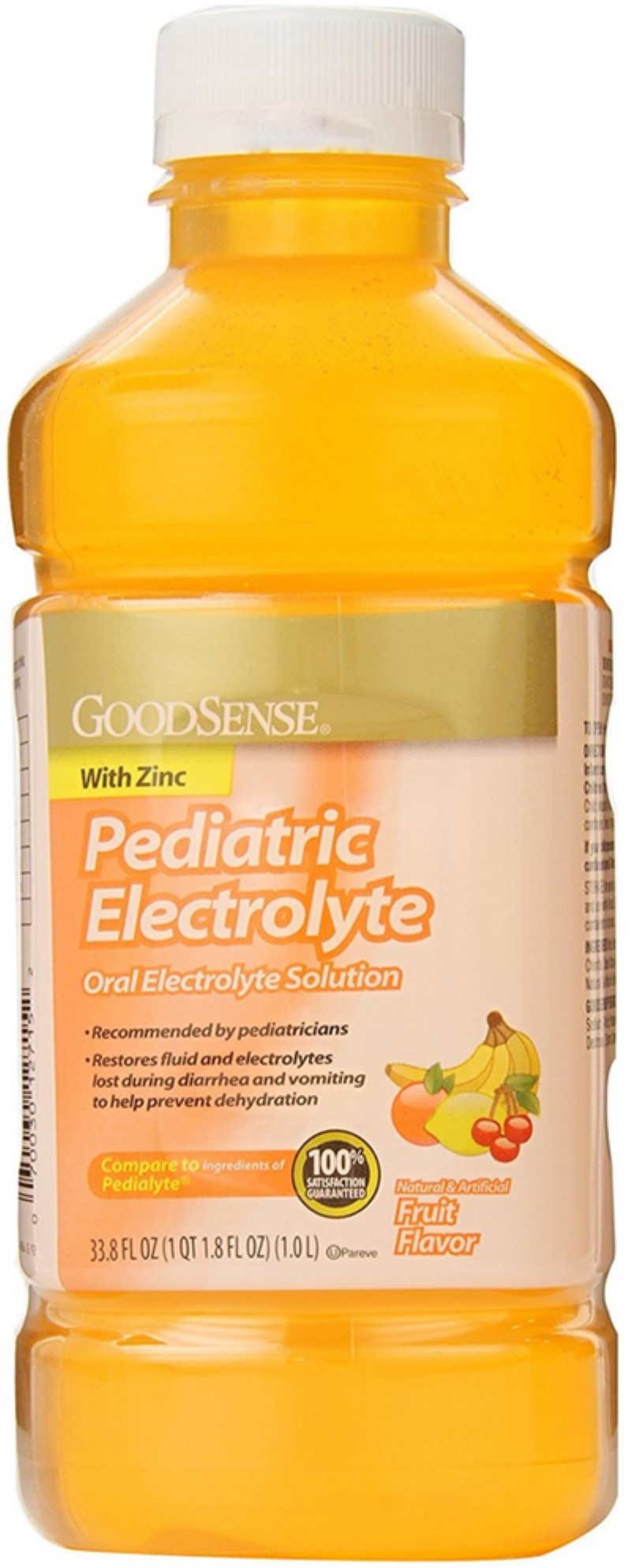 Good Sense Pedia Electrolyte Liquid, Fruit, 33.8 Fluid Ounce