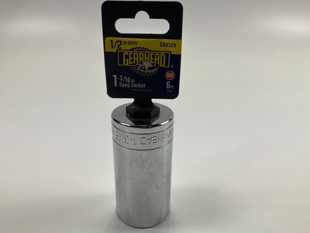 Gearhead GH8329 1-3/16" Deep Socket, 6 Point, 1/2" Drive