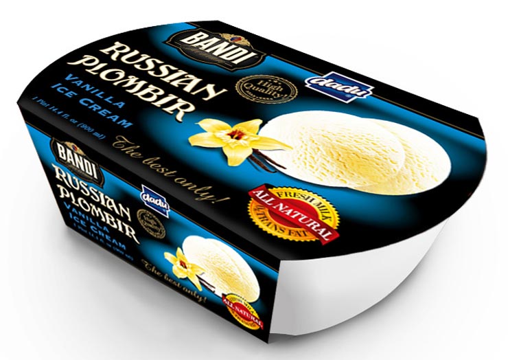 Bandi Russian Plombir Vanilla Ice Cream