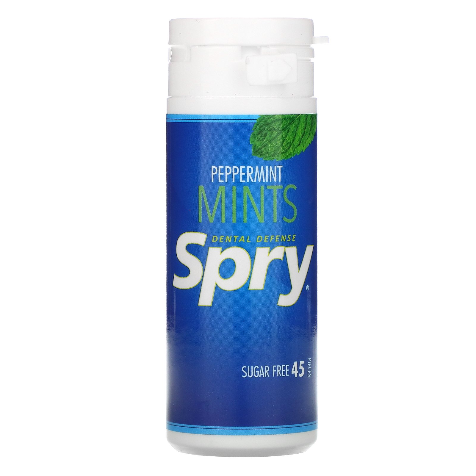 Spry Mints, Sugarfree, Power Peppermint