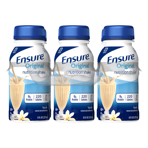 Ensure Original 9g Protein Nutrition Shake Bottles - Vanilla - 8 Fl Oz/6pk