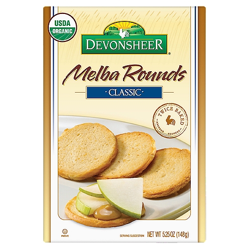 Devonsheer Classic Melba Rounds 5.25 Oz Box - 12ct Case