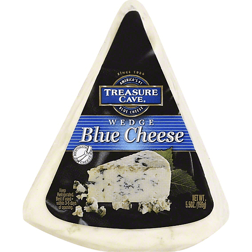 Treasure Cave Cheese, Wedge, Blue