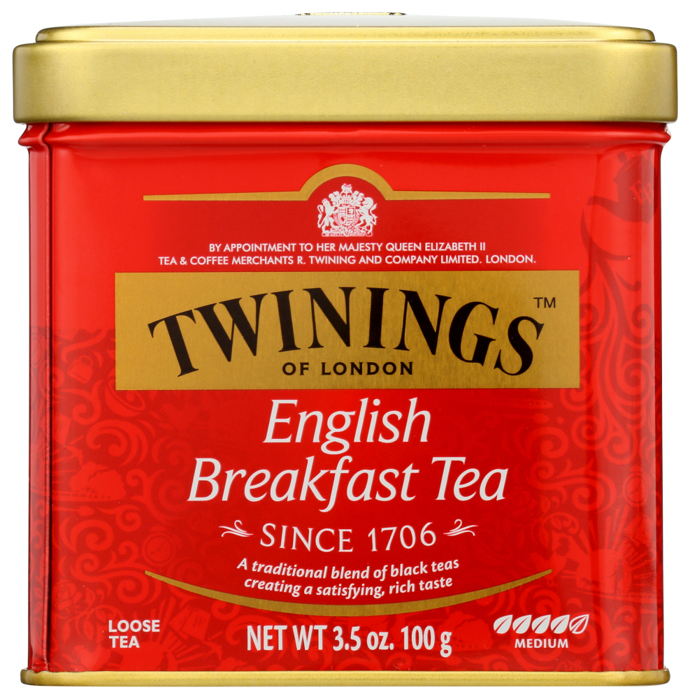 Twinings Medium Loose English Breakfast Black Tea 3.5 Oz