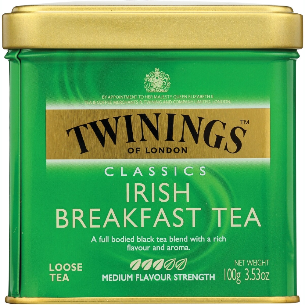 Twinings Tea, Irish Breakfast, Classics, Medium Flavour Strength, Loose