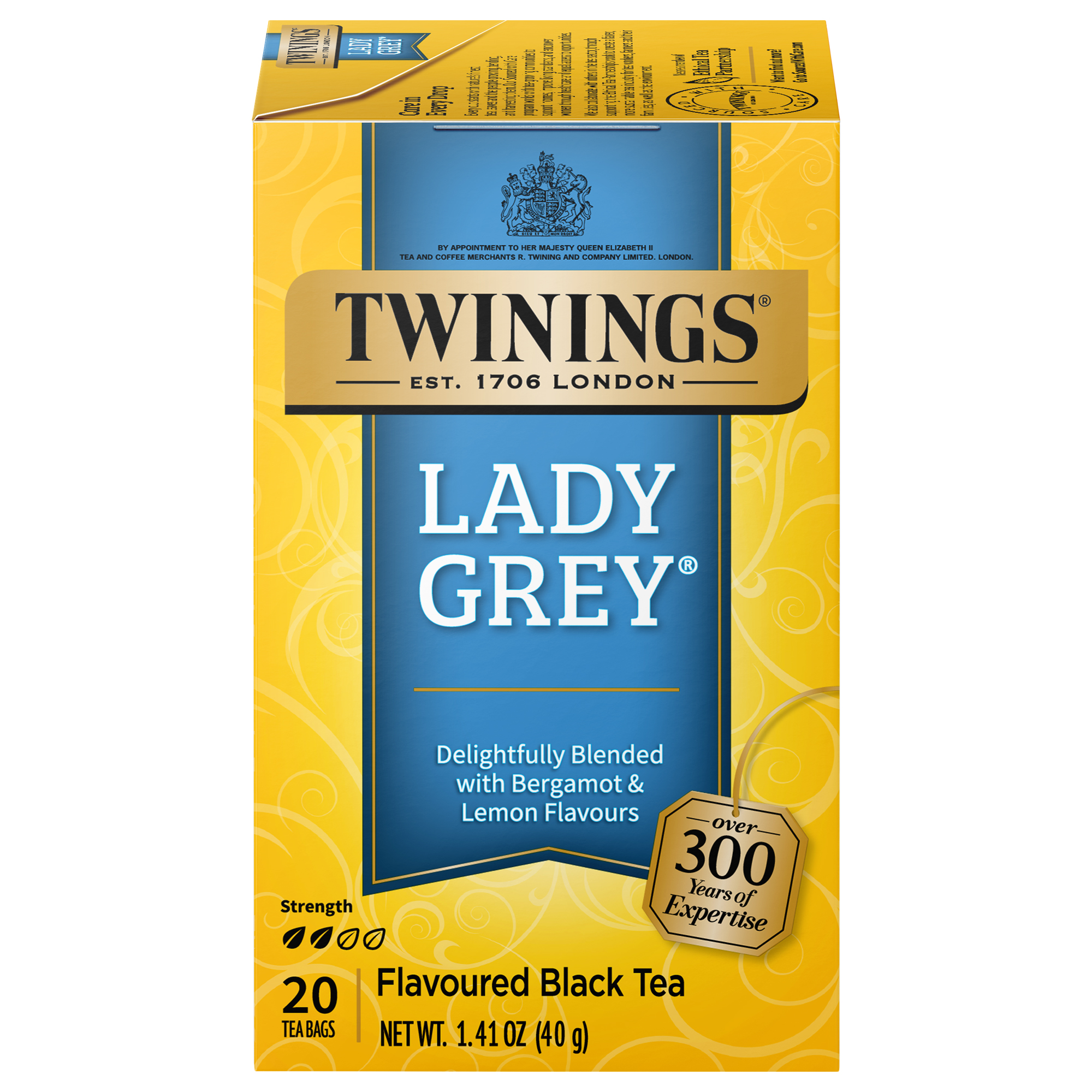 Twinings Of London Lady Grey Black Tea Bags