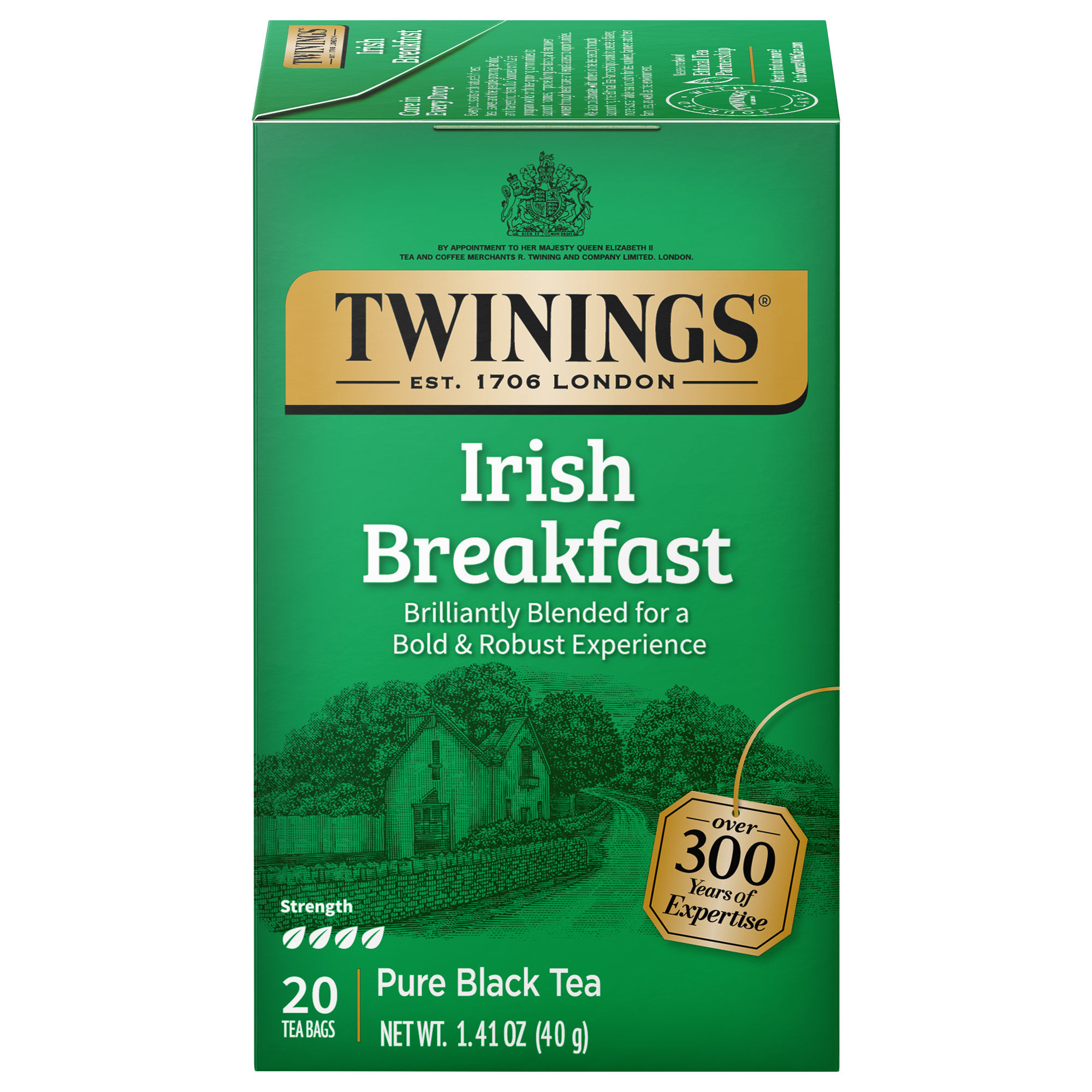 Twinings Of London Irish Breakfast Pure Black Tea Bags