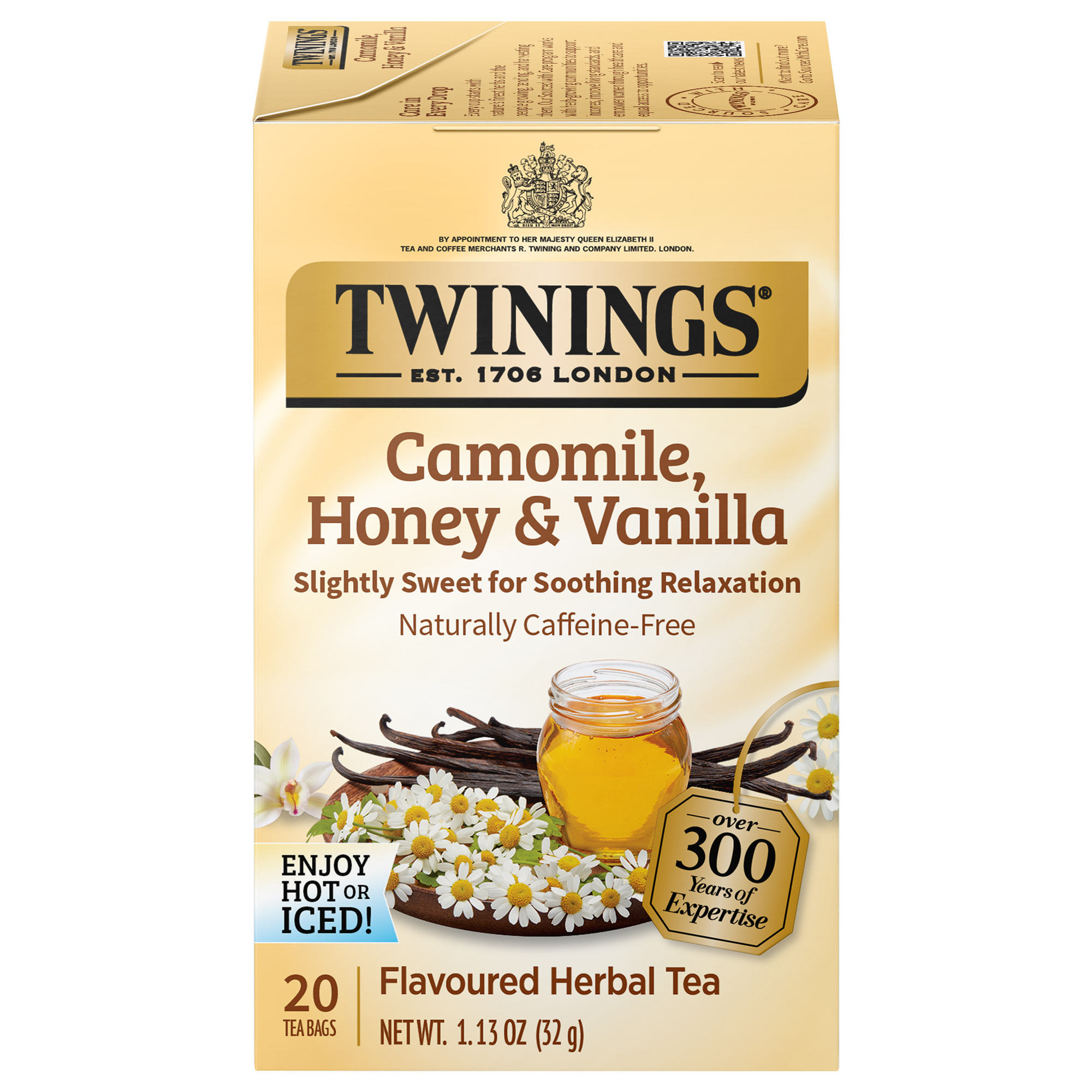 Twinings Of London Herbal Tea Bags Camomile, Honey & Vanilla