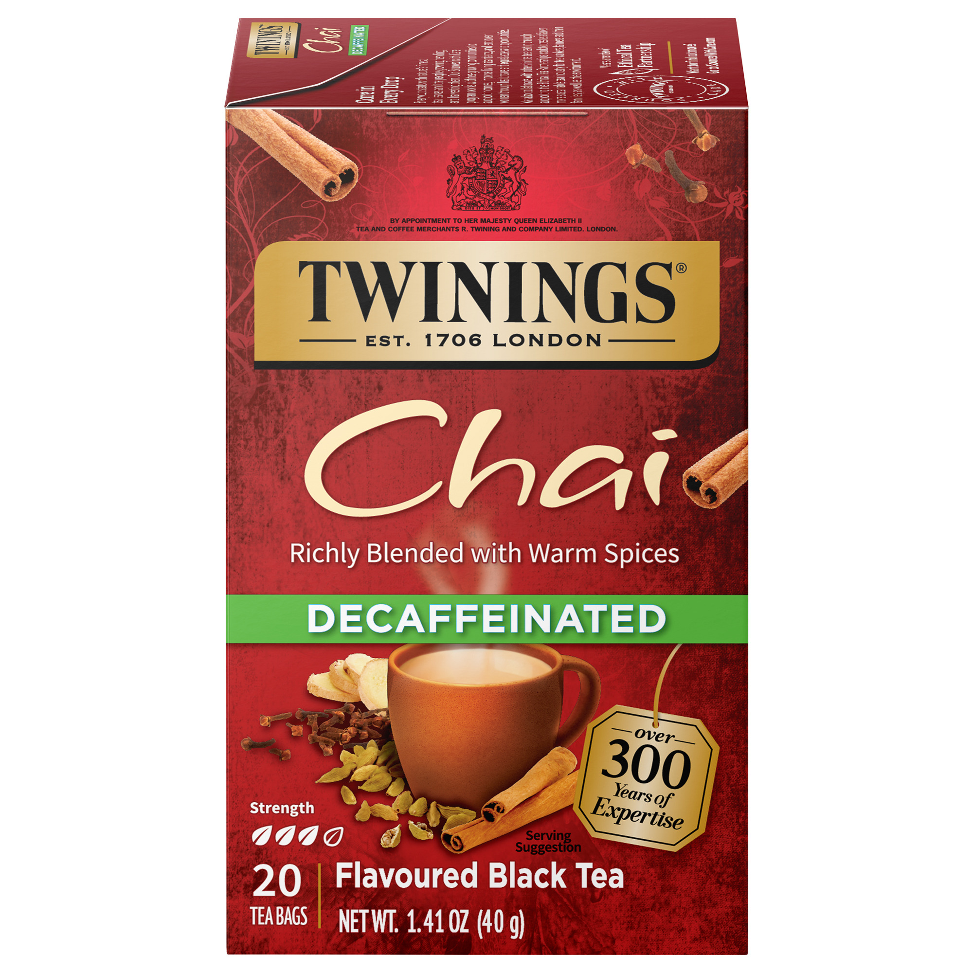 Twinings Decaf Chai Tea Bags