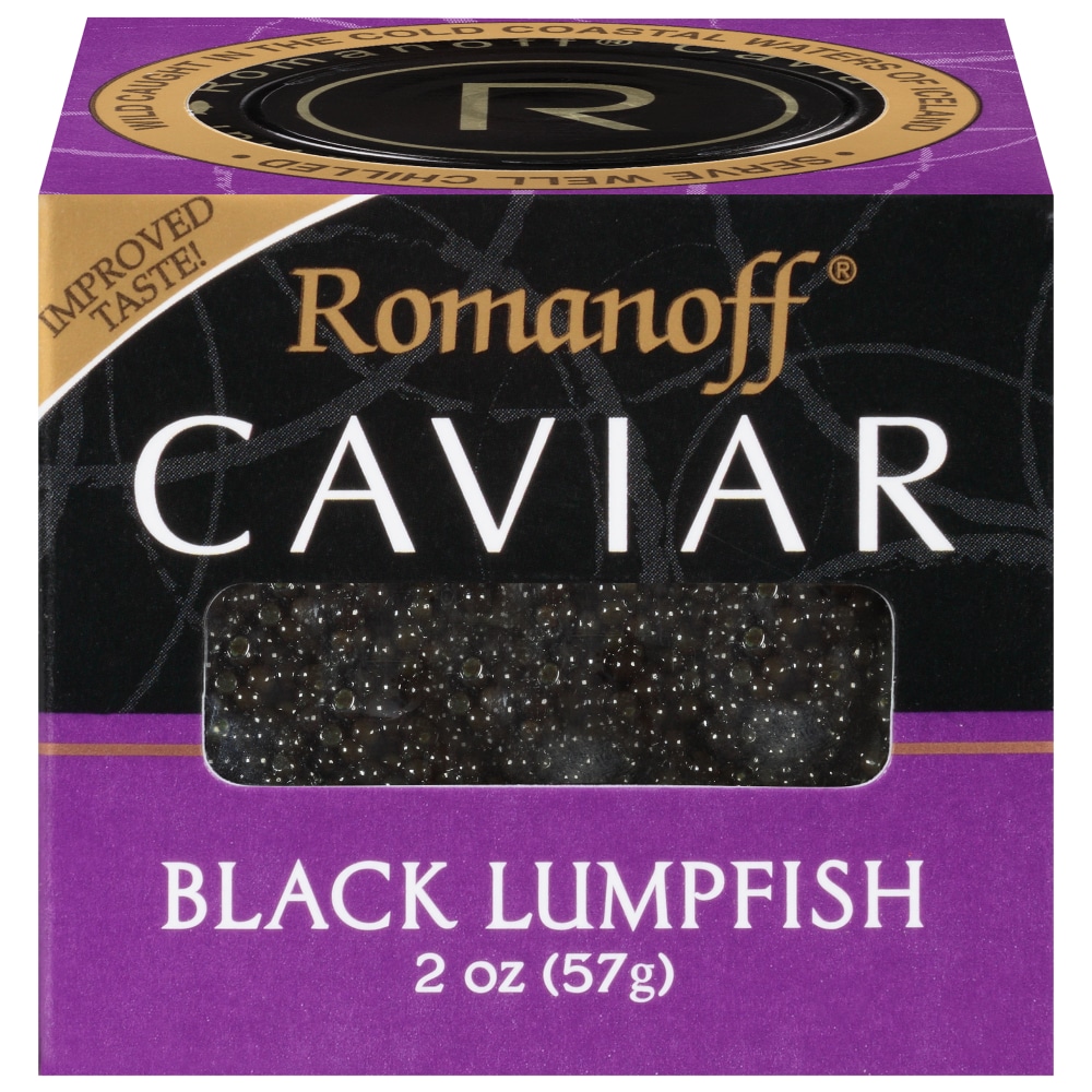 Romanoff Black Lumpfish Caviar 2 Oz. Jar