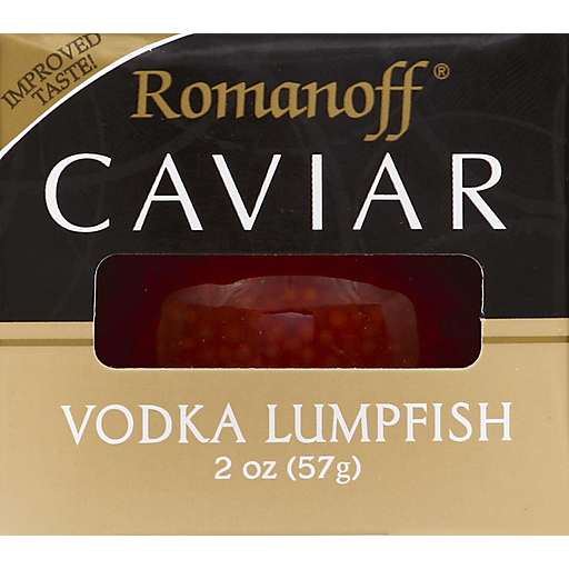 Romanoff Vodka Lumpfish Caviar 2 Oz. Jar