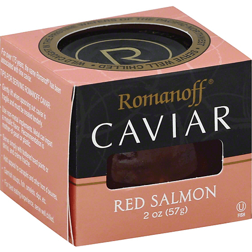 Romanoff Caviar Red Salmon Select, 2 Oz