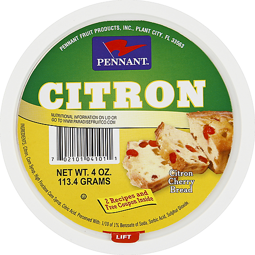 Pennant Diced Citron