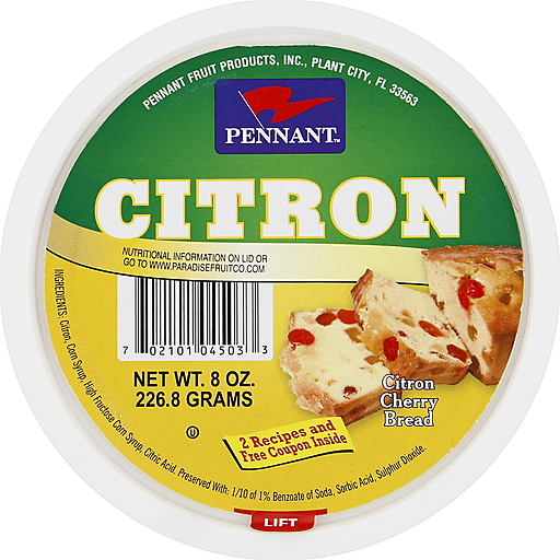 Pennant Diced Citron Tubs