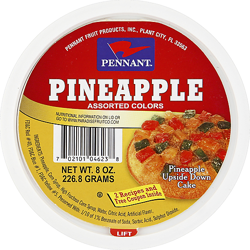 Pennant Pineapple, Assorted Colors 8 Oz