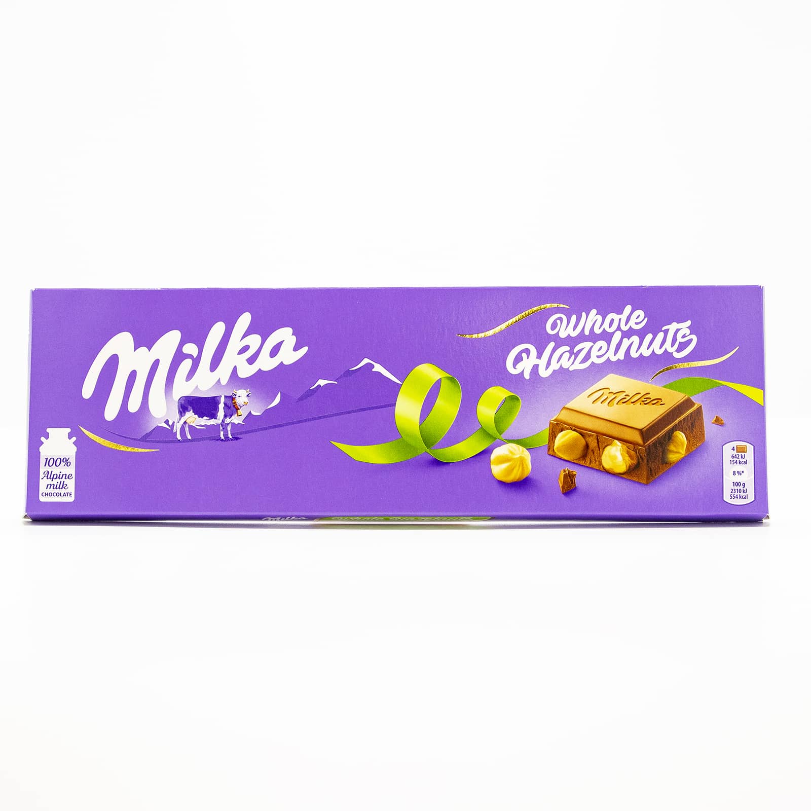 Milka Chocolate Bar Whole Nuts 250g