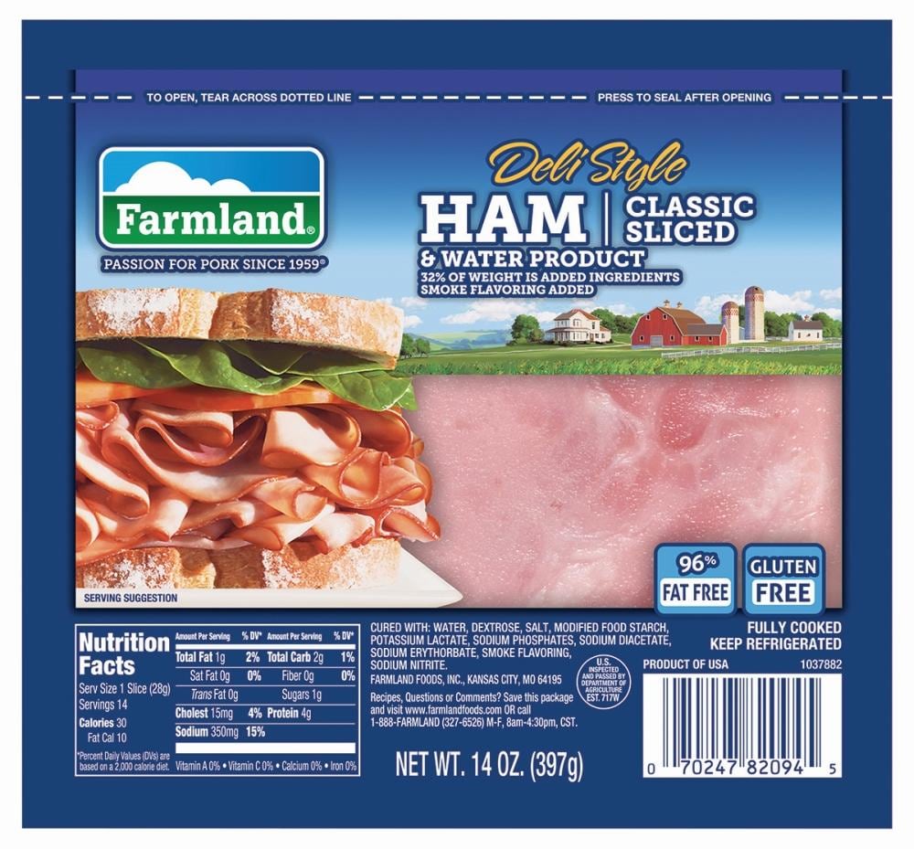 Farmland Sliced Cooked Ham, 14 Oz