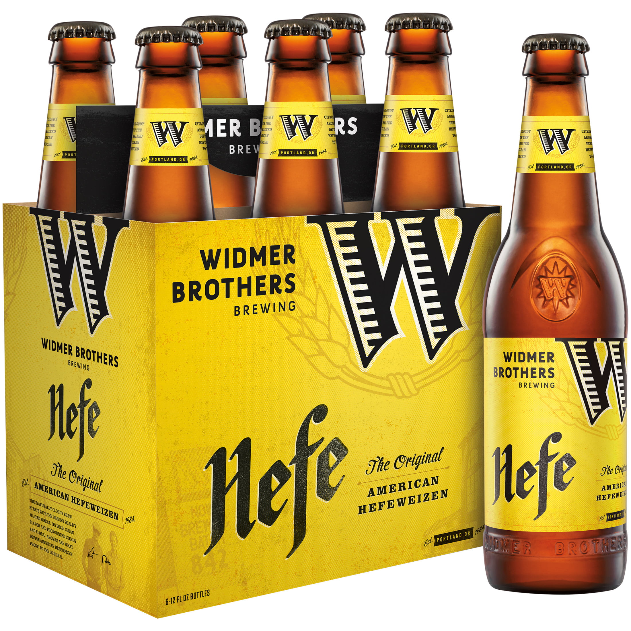 Widmer Brothers Brewing Hefeweizen, 6 Pack 12 Fl. Oz. Bottles