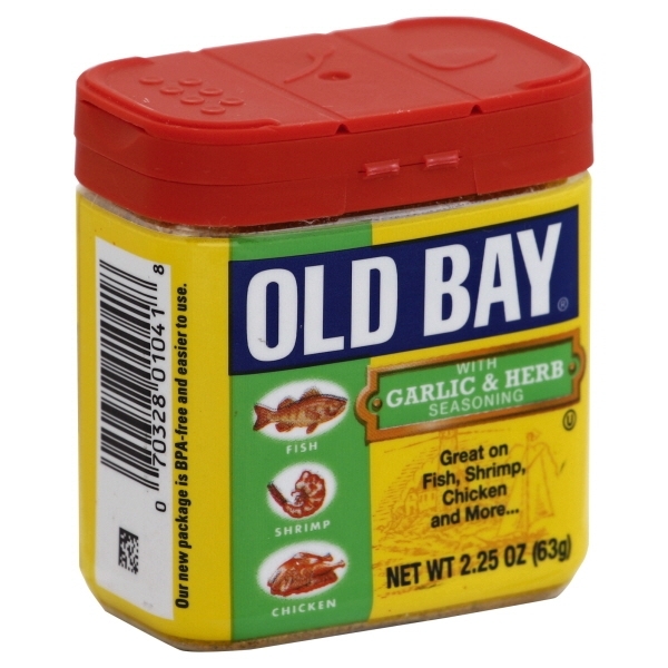 Old Bay Garlic & Herb Seasoning 2.25 Oz Shaker - 12ct Case