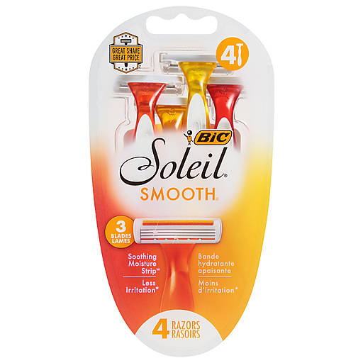 BiC Bi C Soleil 3 Blades Smooth Razors