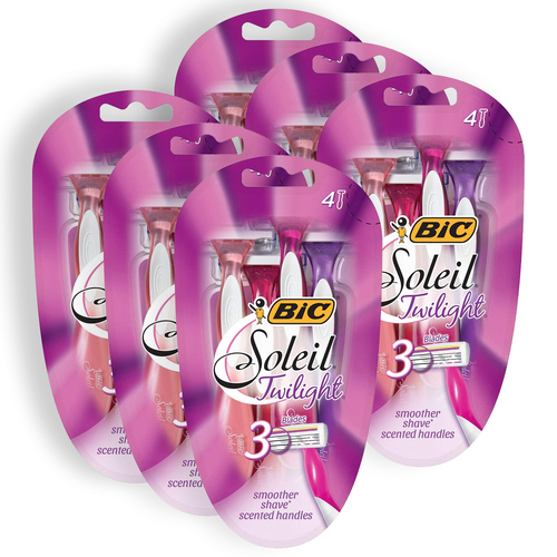 BiC Soleil Twilight Razors With Lavender Scented Handles