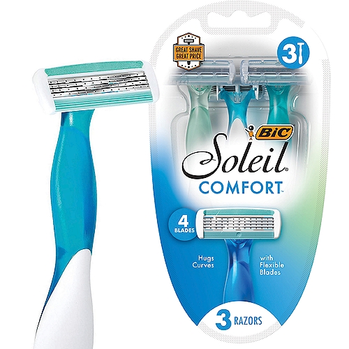BiC Soleil Comfort 4-Blade Women's Disposable Razors