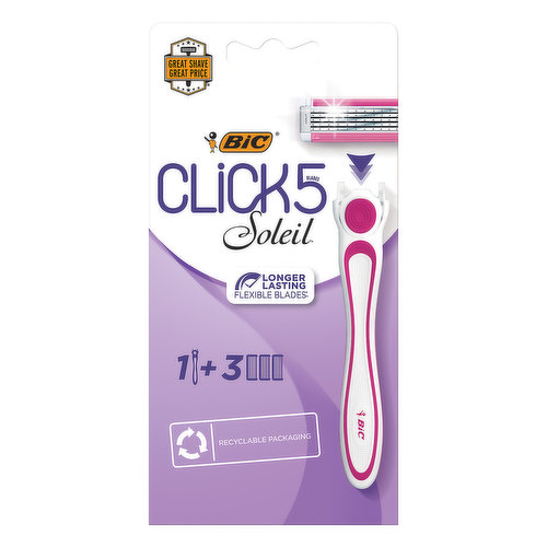 BiC Soleil 3 Blades Click 5 Razor