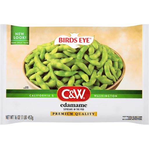 C&W Birds Eye Edamame Soybeans In The Pod 16 Oz. Bag