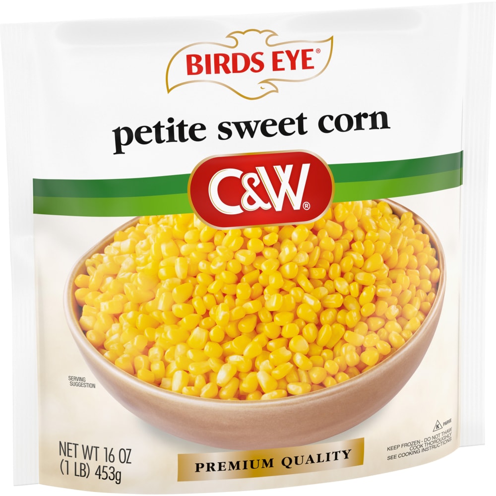 Birds Eye C&W Premium Quality Petite Sweet Corn, Frozen, 16 Oz