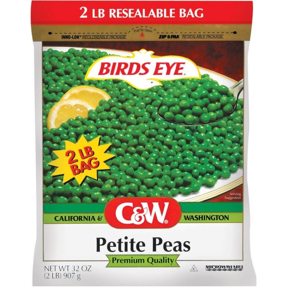 Birds Eye Petite Peas, Premium Quality 32 Oz