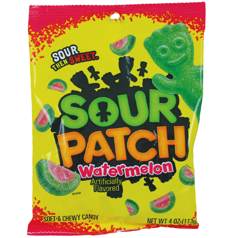 Sour Patch Kids Watermelon Soft & Chewy Candy 4 Oz