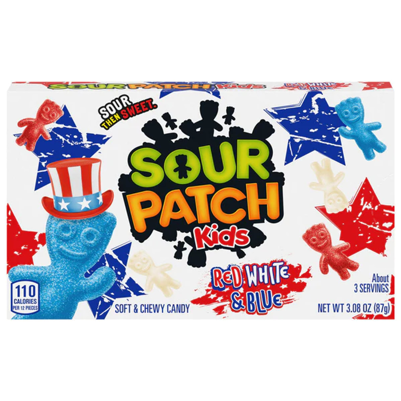 Sour Patch Kids Red, White & Blue Candy Box 87g