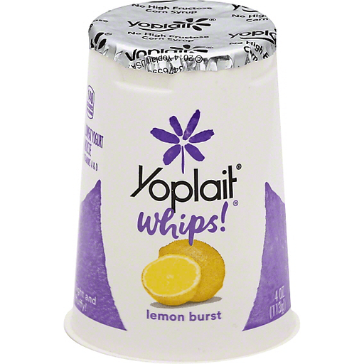 Yoplait Whips! Lowfat Yogurt Mousse Lemon Burst