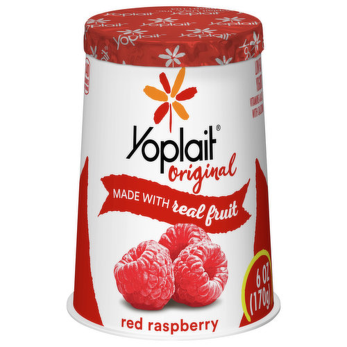 Yoplait Original Yogurt, Low Fat, Red Raspberry