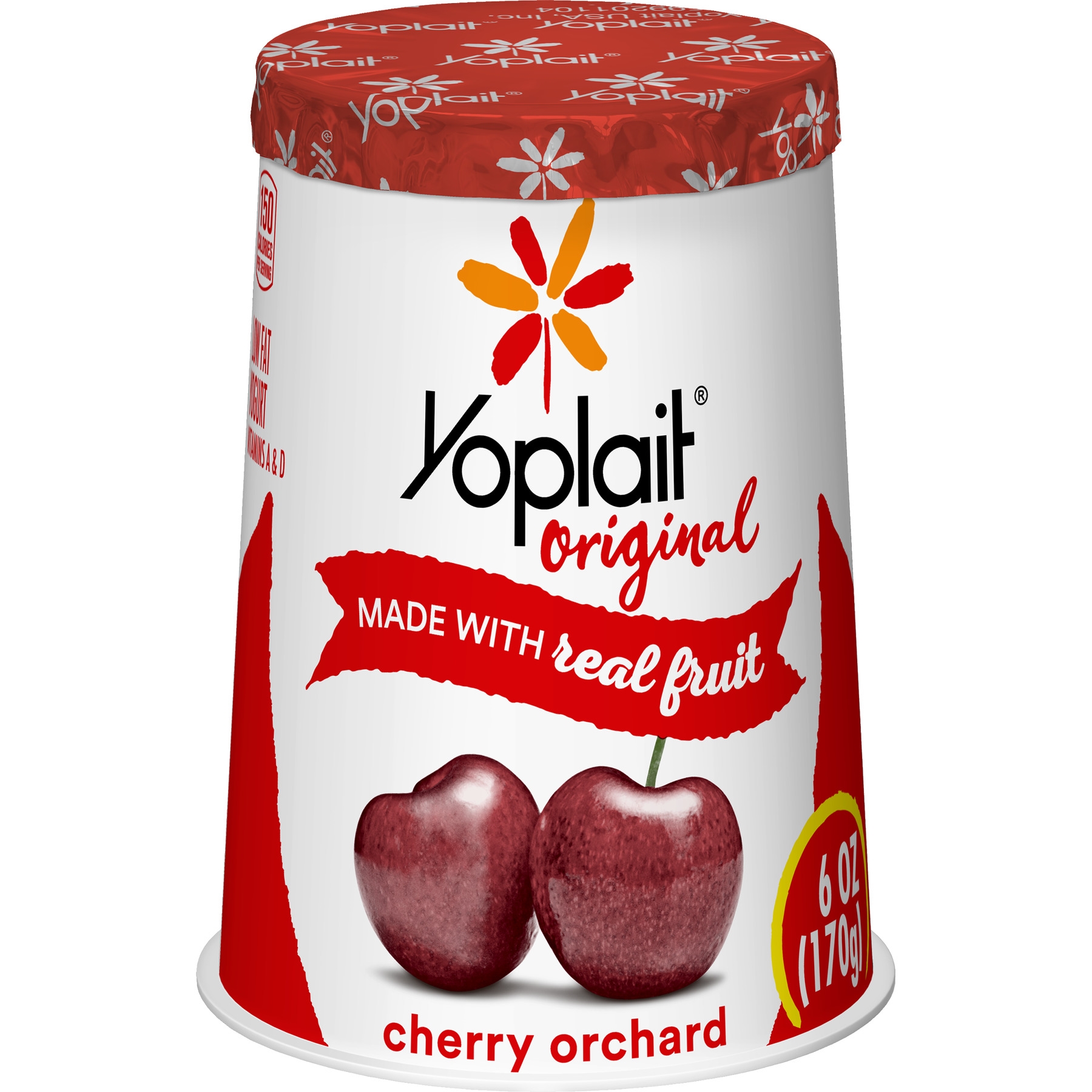 Yoplait Original Cherry Orchard Low Fat Yogurt Cup