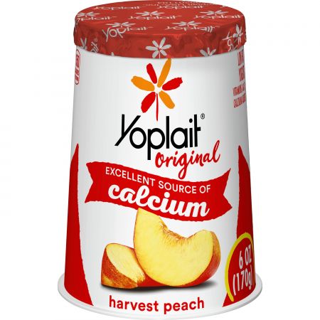 Yoplait Original Harvest Peach Low Fat Yogurt Cup