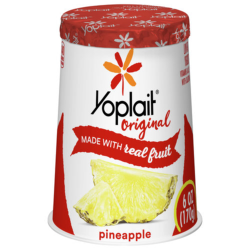 Yoplait Original Low Fat Yogurt Pineapple