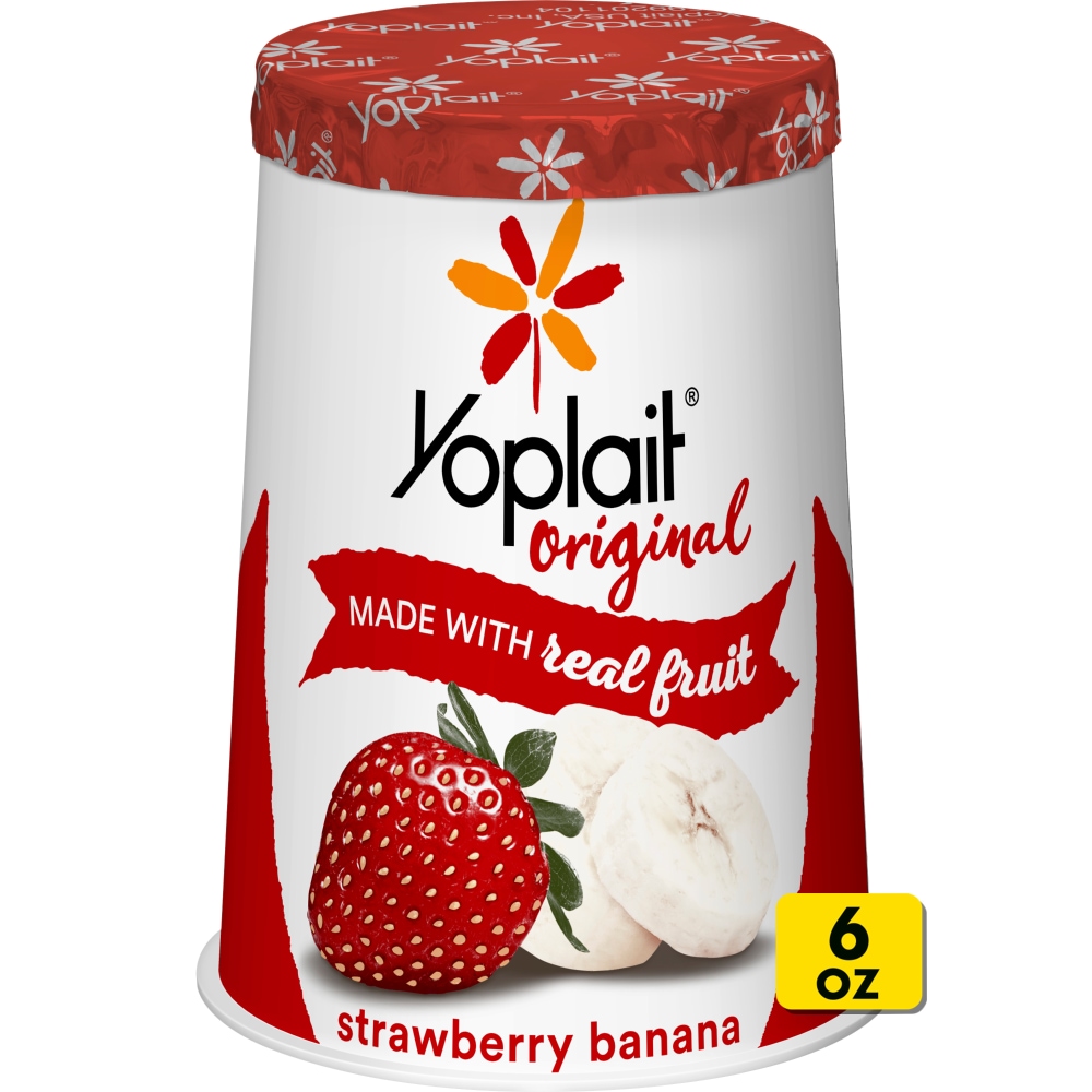 Yoplait Original Strawberry Banana Low Fat Yogurt Cup