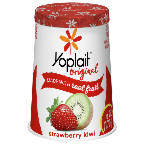 Yoplait Low Fat Original Strawberry Kiwi Yogurt 6 Oz
