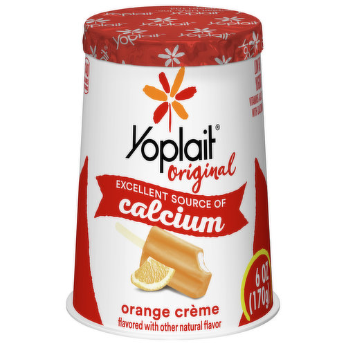 Yoplait Original Orange Creme Low Fat Yogurt Cup