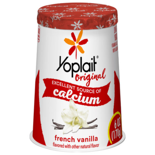 Yoplait Original Low Fat French Vanilla Yogurt 6 Oz